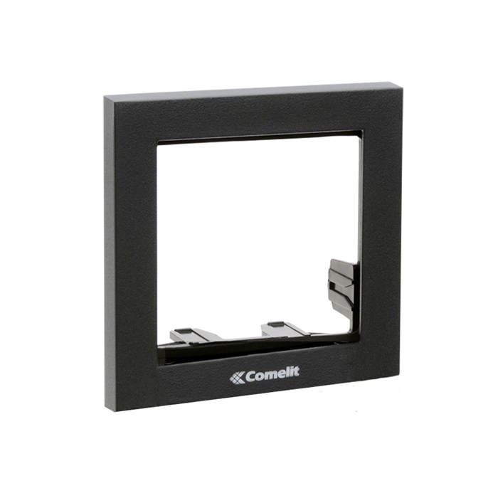 TELAIO 1 MODULO SERIE IKALL CON CORNICE COLORE ANTRACITE - COMELIT 3311/1A