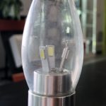 LAMPADA A LED CANDELA CHIARA E14 3W BIANCO FREDDO - GIGRA LINE LECAE143BF