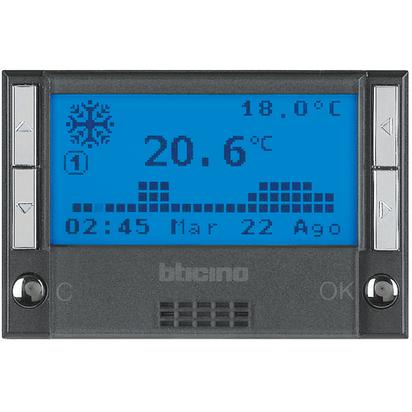 Bticino Axolute HS4451  Ax-cronotermo 2 x 1,5 V 3 M antr  - BTICINO LEGRAND HS4451