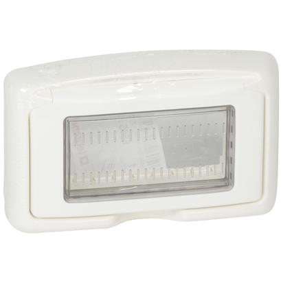 PLACCA PLEXO VELA IP55 - BIANCA - 4 MODULI - LEG 680634