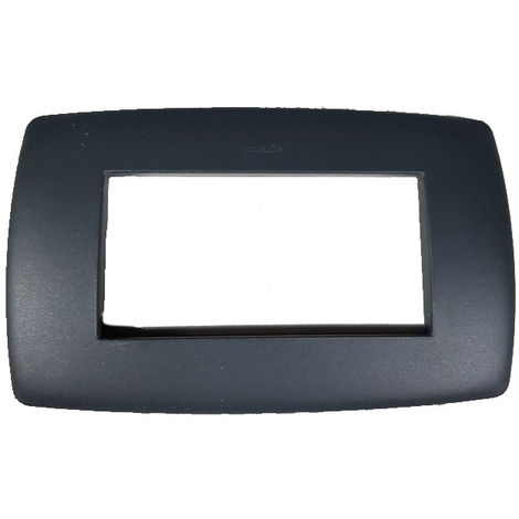 PLACCA VELA TONDA - ANTRACITE 4 MODULI - LEG 685816