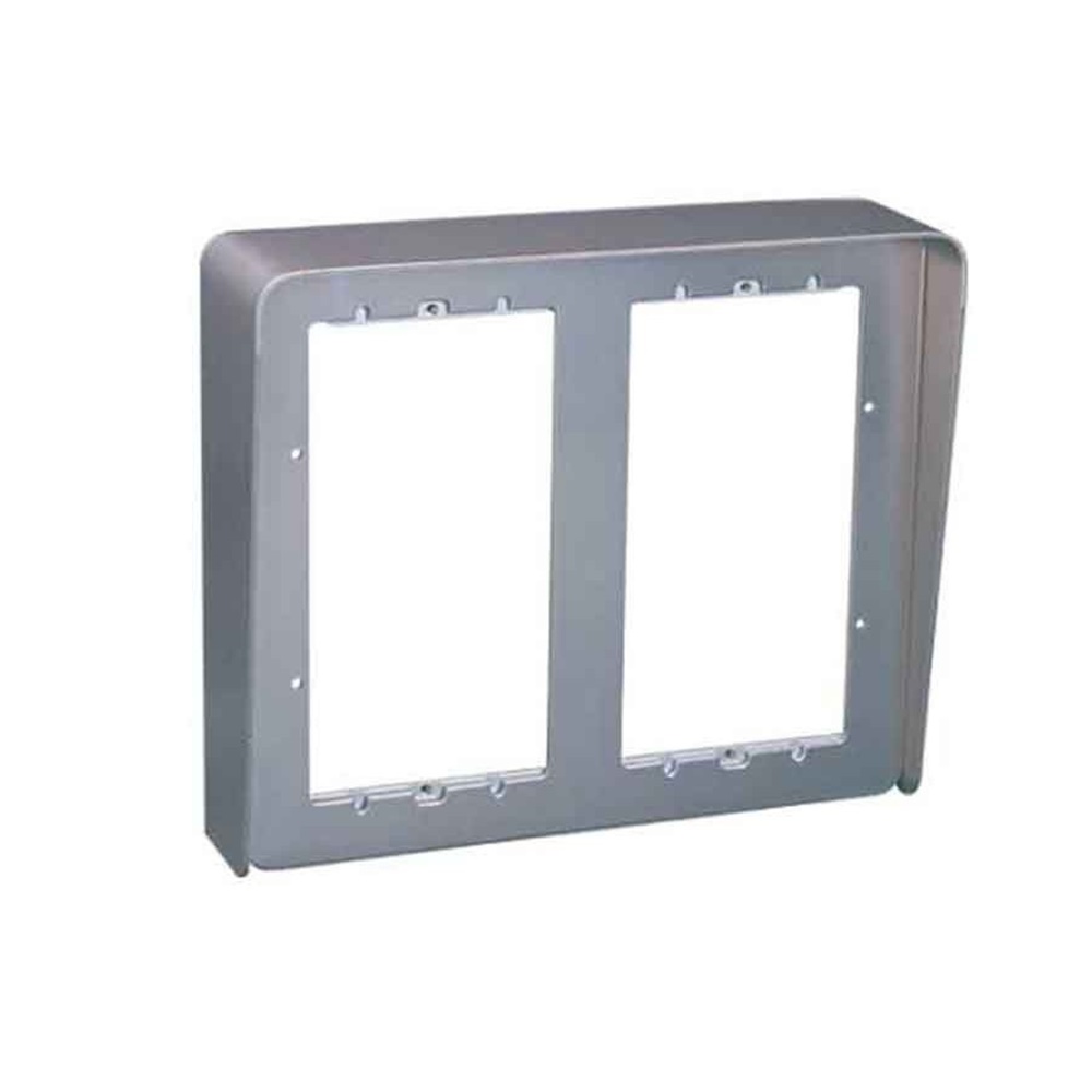 Custodia Con Visiera A 2 File Per 4 Moduli senza cornice - URMET 1148/324