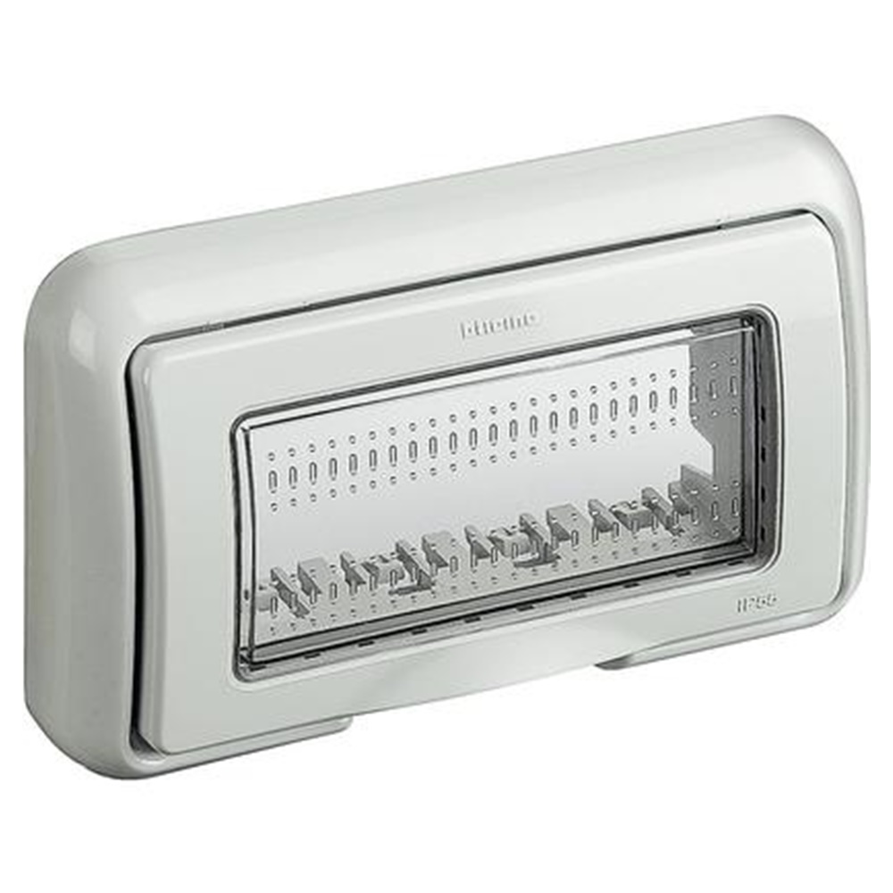 Coperchio IP55 in scatola 504E 4 moduli Màtix Grigio - BTICINO LEGRAND 25604