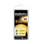 Pila acustica apparecchi acustici batteria gialla Blister 6 pezzi - DURACELL DU78