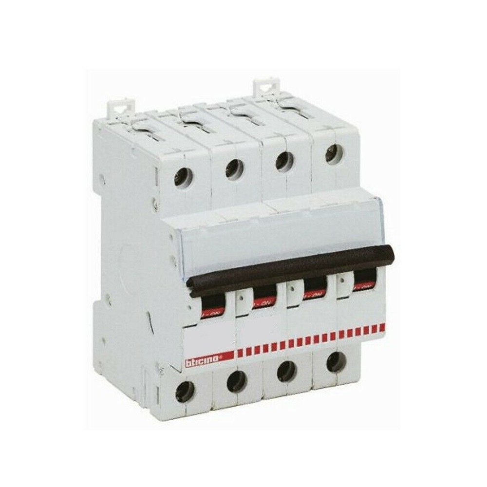 Interruttore automatico magnetotermico  4P 16 A interruzione 10 kA  - BTICINO LEGRAND F84H/16