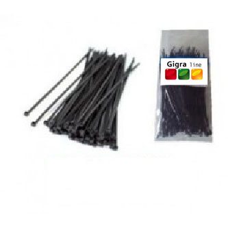 FASCETTA 350X4 CONF 100PZ NERO  - GIGRA LINE FS4350NE