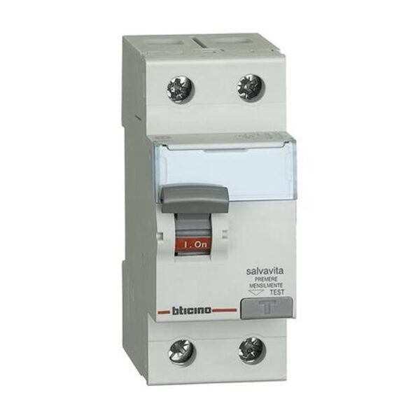 Interruttore magnetotermico differenziale per uso civile 4H AC 2P 25A 30MA - BTICINO LEGRAND G723H/25AC
