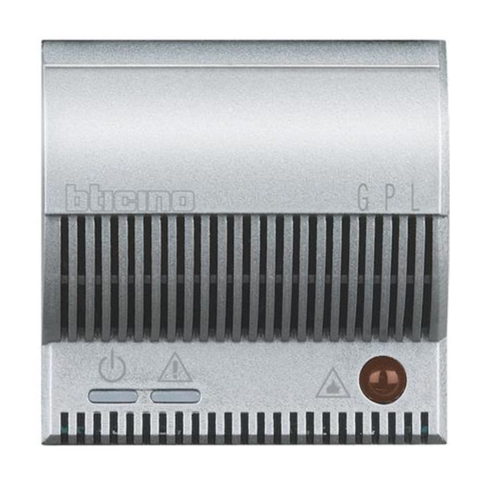 Rivelatore Gas GPL 12Vac/Dc 2 Moduli Grigio Chiaro Axolute  - BTICINO LEGRAND HC4512/12