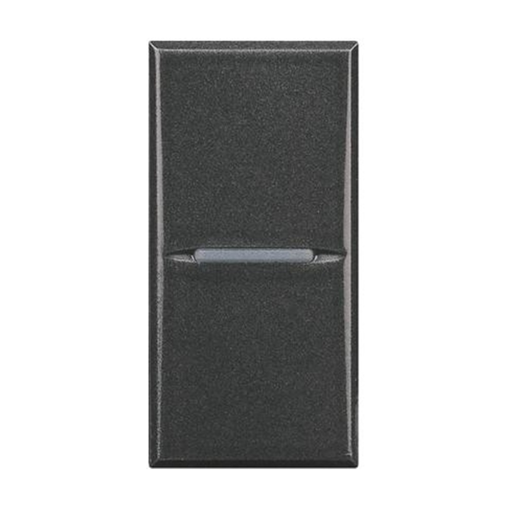 Pulsante in apertura 1P NC/NO 10A 250 Vac Antracite Axolute  - BTICINO LEGRAND HS4034