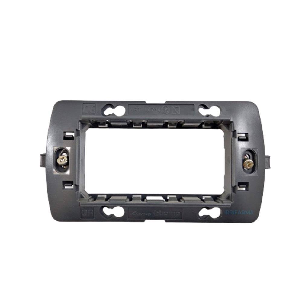 Supporto con viti 4 moduli con viti Living International  - BTICINO LEGRAND L4704