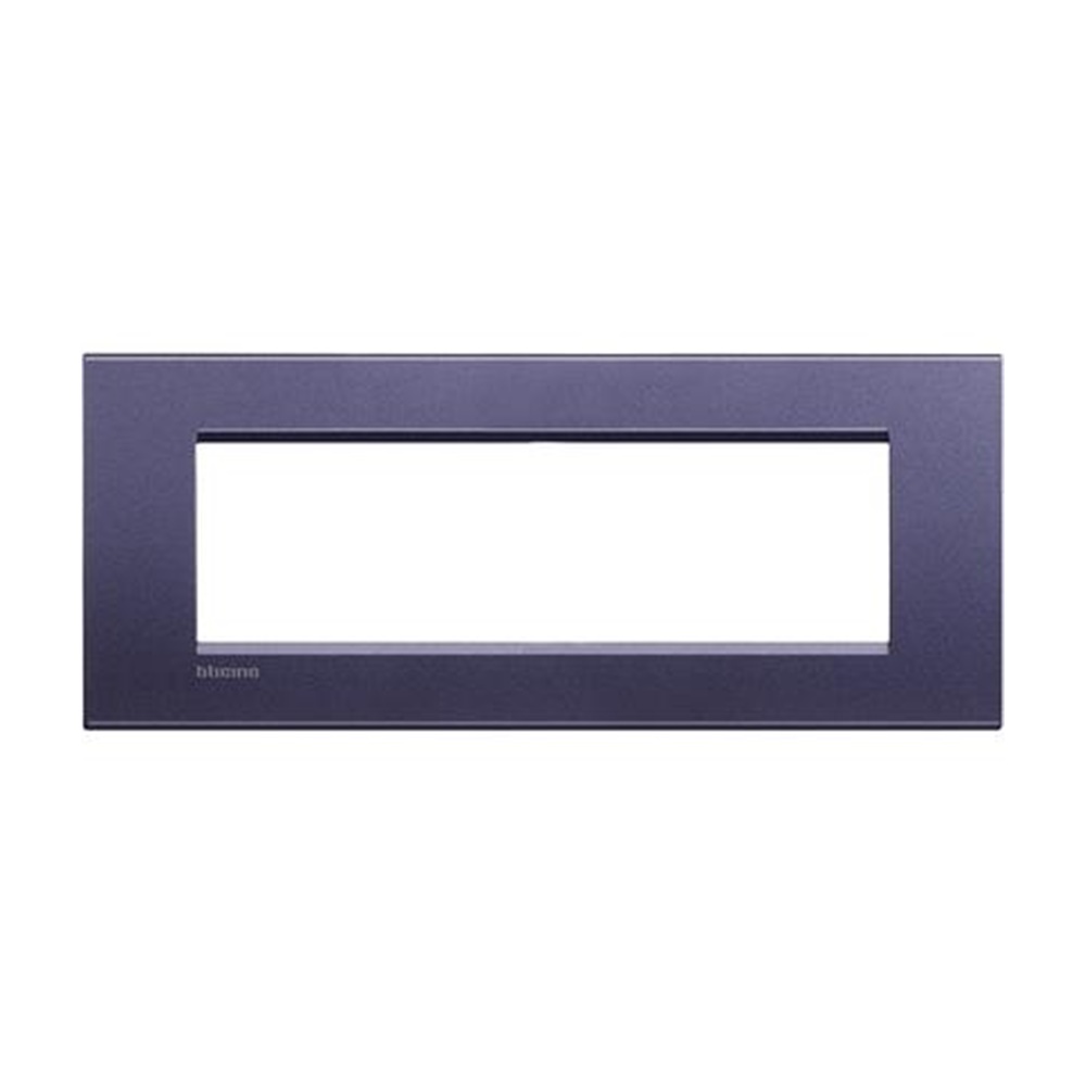 Placca LivingLight Blu Club 7 Moduli  - BTICINO LEGRAND LNA4807CB