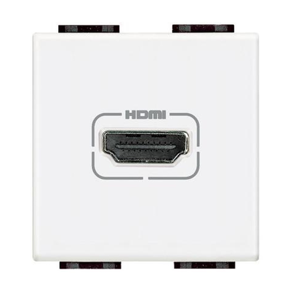Presa HDMI 2 Moduli Bianca Living Light - BTICINO LEGRAND N4284