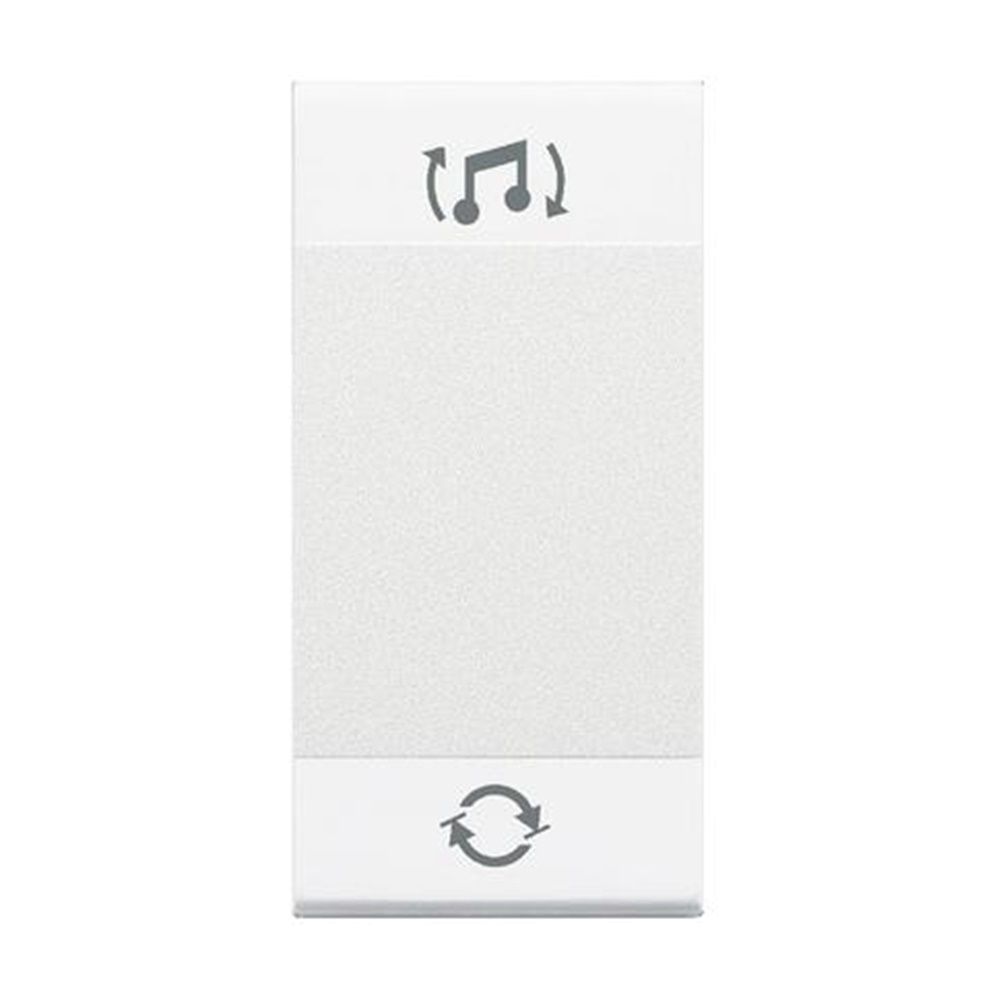 Copritasto diffusione sonora bianco Living Light - BTICINO LEGRAND N4911BFN