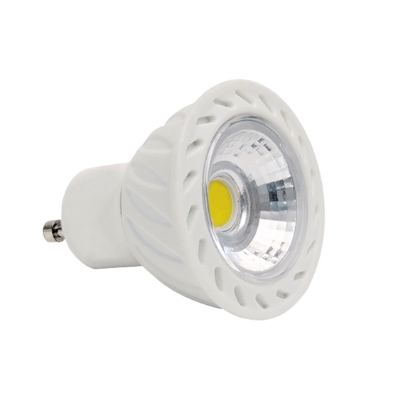 LAMPADA LED COB GU10 7W B/FREDDO 6000°K  - GIGRA LINE COBGU107BFV