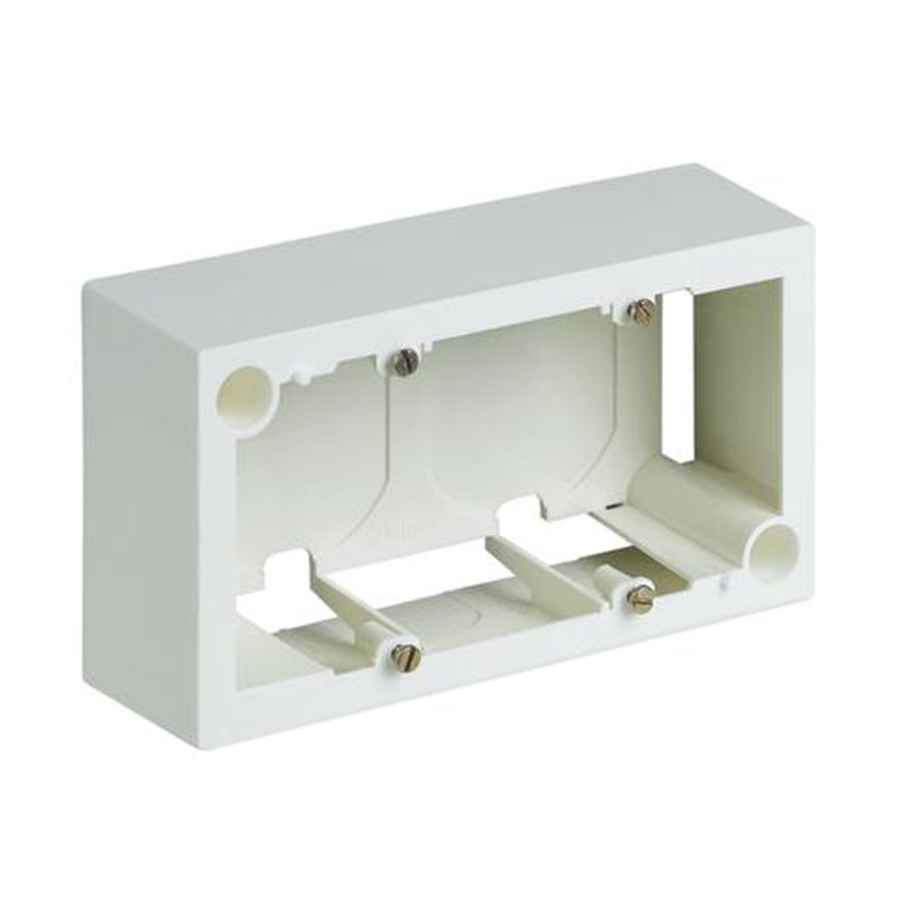 Quadretto scatola rettangolare da parete per supporto 4 moduli - LEG 089324