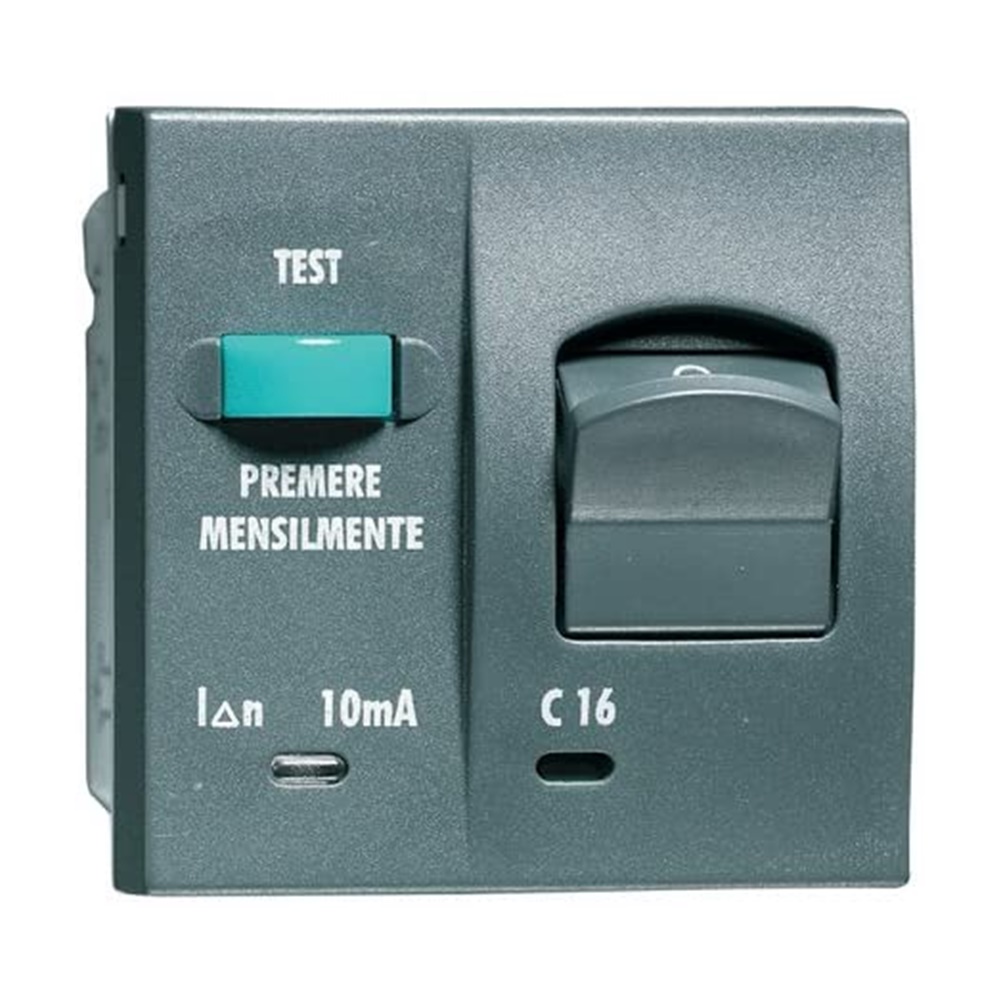 Interruttore magnetotermico differenziale 1P+N 16A 10MA - LEG 682909