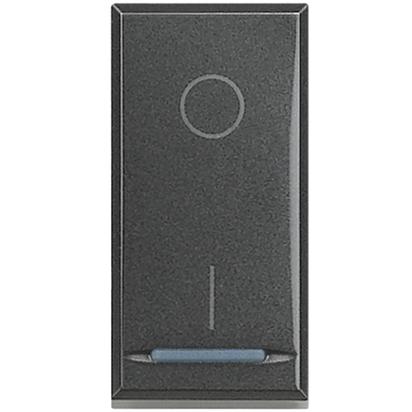 AXOLUTE - INTERRUTTORE 2P 16AX SCURO  - BTICINO LEGRAND HS4002