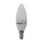 Lampadina LED Candela E14 6W 4000 K Luce Bianca Naturale - KIT GIGRA LINE LCA0614/840
