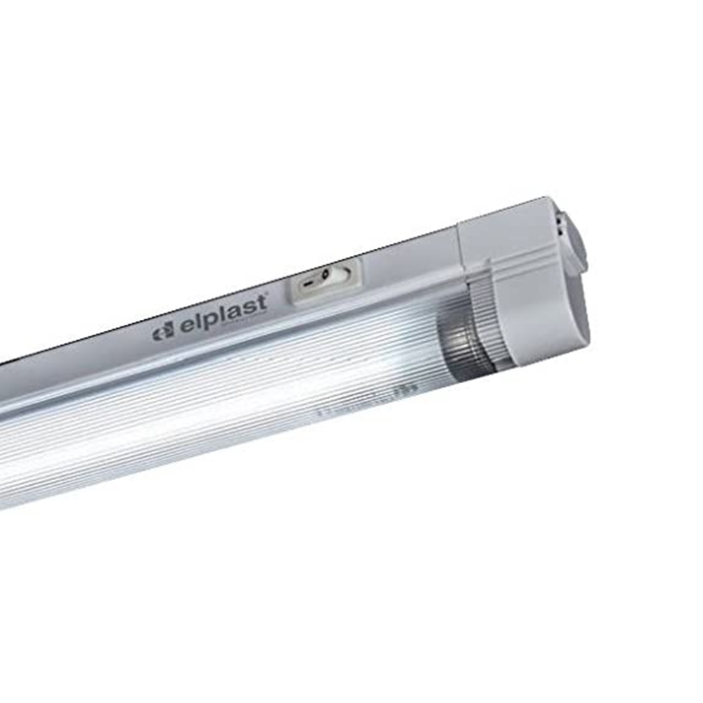 Reglette Fluorescente T5 6W 4000K con Interruttore e Collegamento in Fila Continua Beghelli  - COD. BEG74000