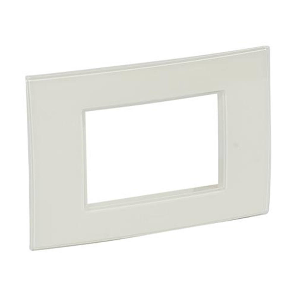 PLACCA VELA QUADRA - BIANCO SMALTO RIFLESSI - 3 MODULI - LEG 685716