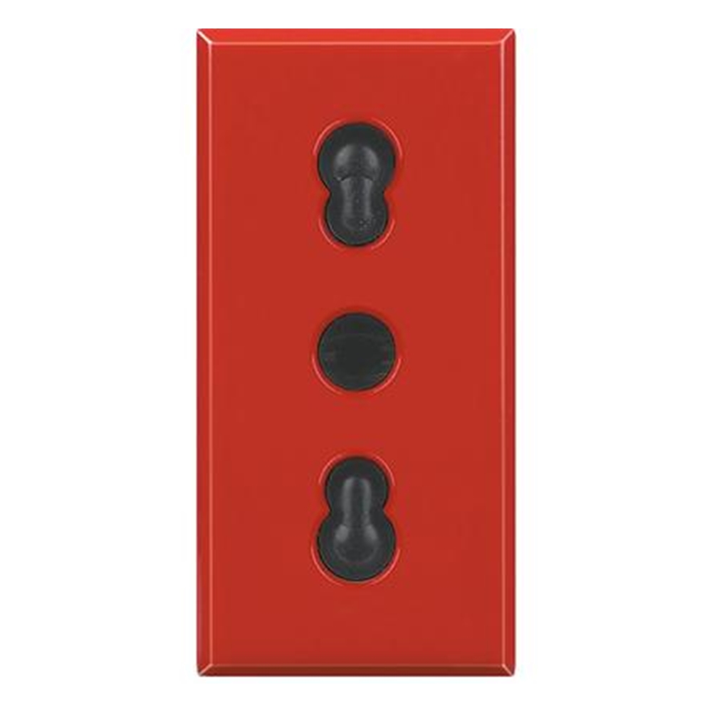 Presa Bipasso 2 P+t 10/16a 250 Vac - BTICINO LEGRAND H4180R