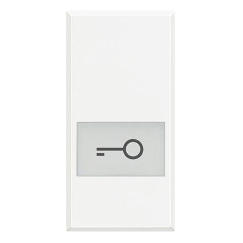 Tasto Serigrafato 'chiave' Illuminabile 1 Modulo Axolute Bianco - BTICINO LEGRAND HD4921LF