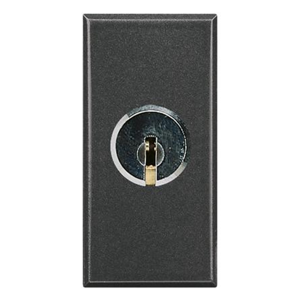 Deviatore a Chiave 1 Modulo 16A Axolute Antracite - BTICINO LEGRAND HS4022