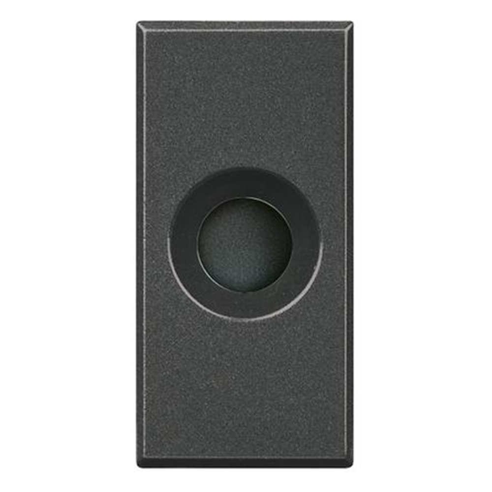 Uscita Cavo 1 Modulo con Serracavo 9mm Antracite - BTICINO LEGRAND HS4953