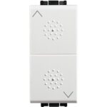 Bticino Livinglight N4027  ll-conm doppio 16 A 1 m blan - BTICINO LEGRAND N4027