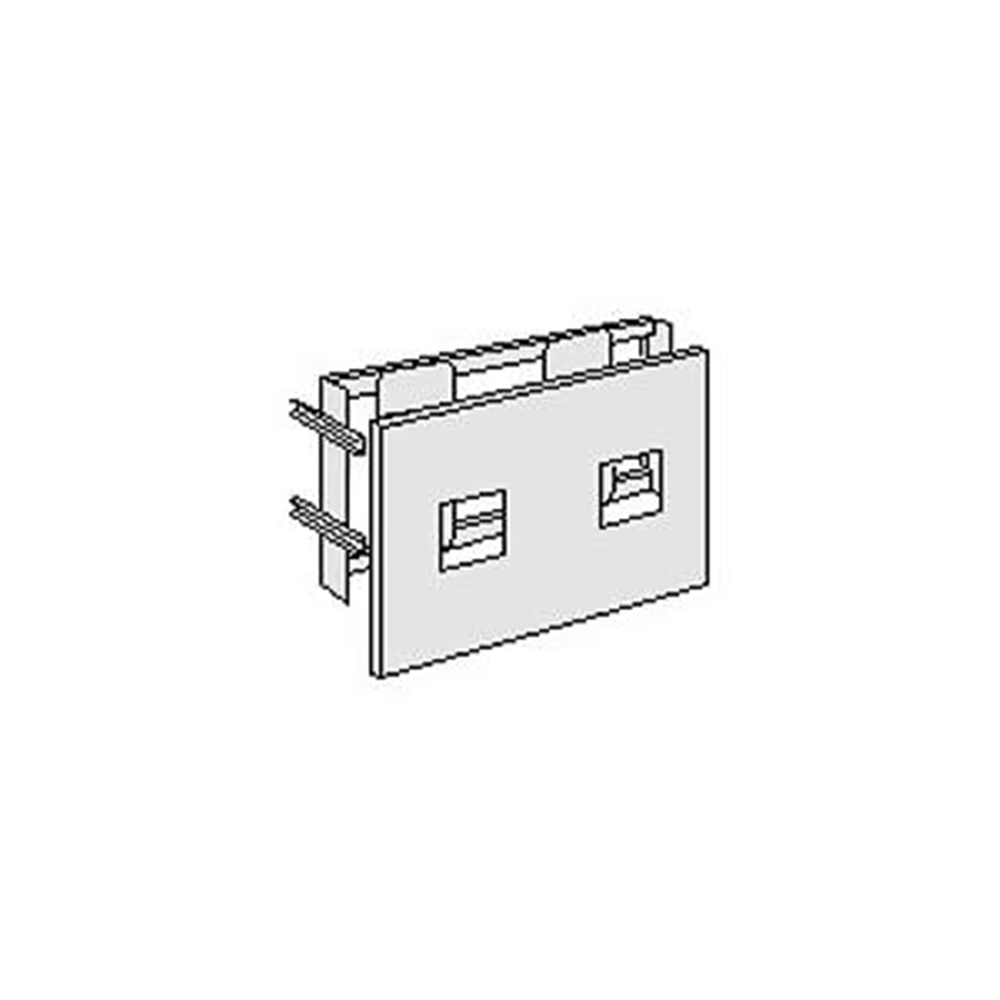 Pannello per 2 Mega 600x400 - BTICINO LEGRAND 8531/2TNG