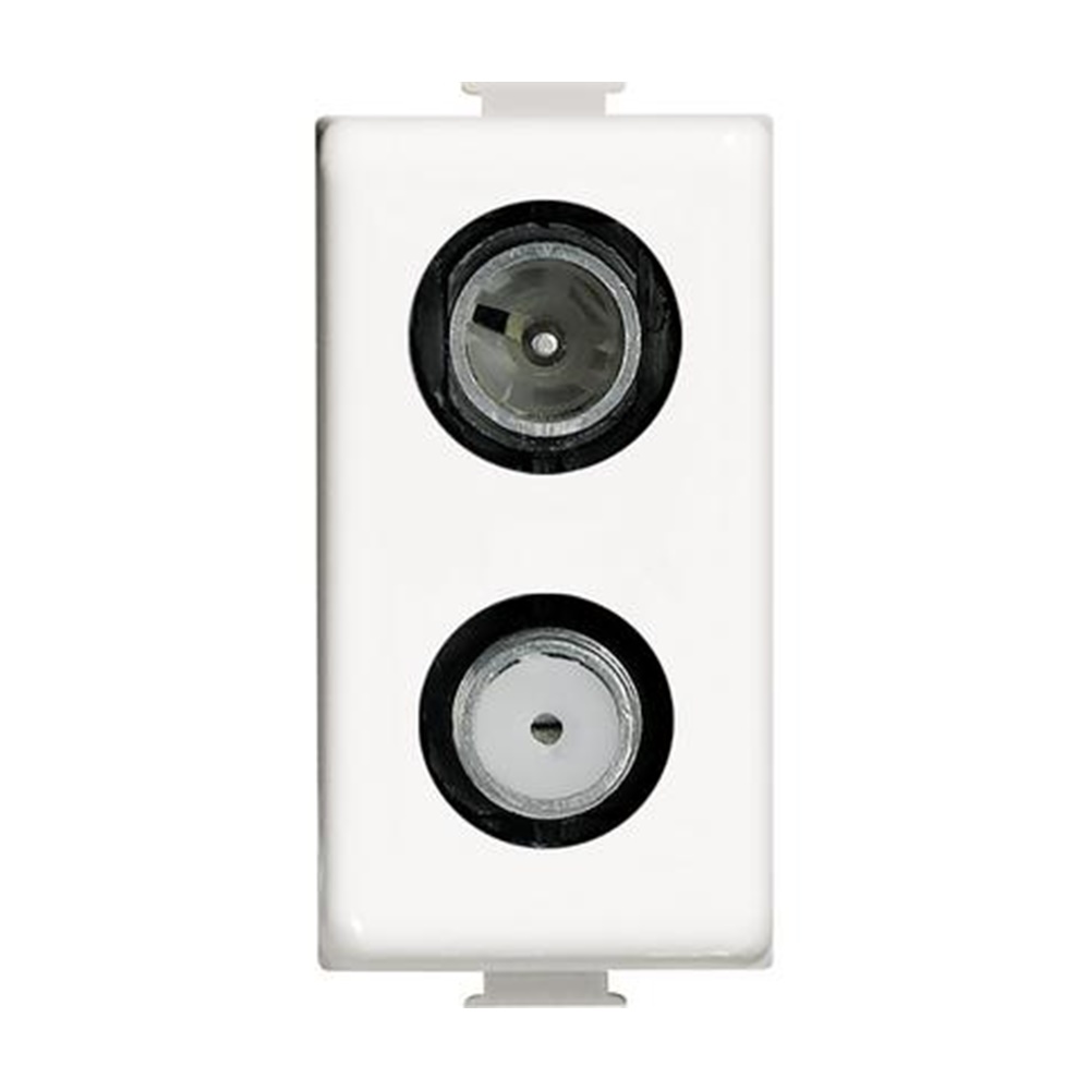 Presa Coassiale Diretta TV-SAT Demix 1M Bianco - BTICINO LEGRAND AM5214D