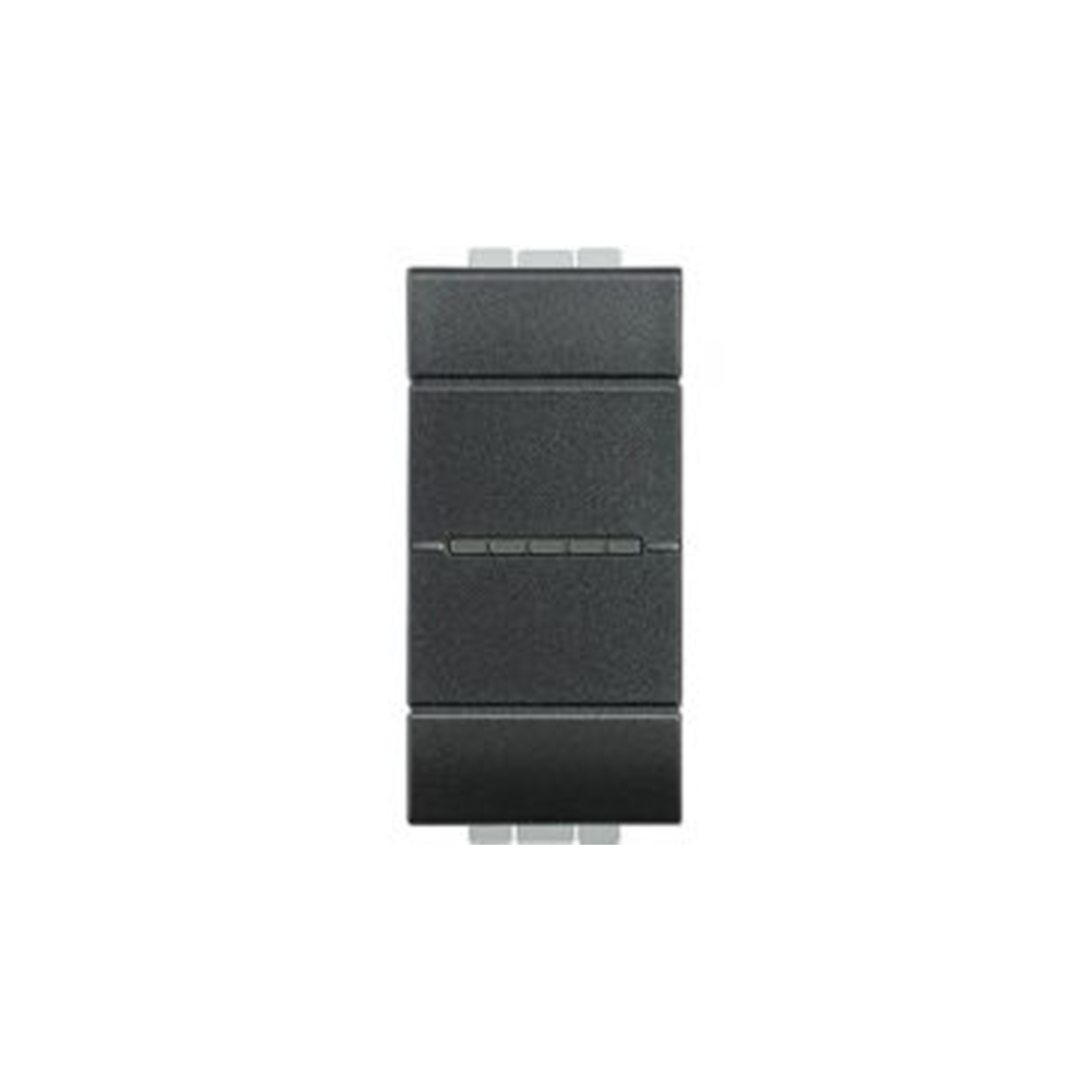Deviatore Assiale AX 1P 16A 1M Living Light Antracite - BTICINO LEGRAND L4053A