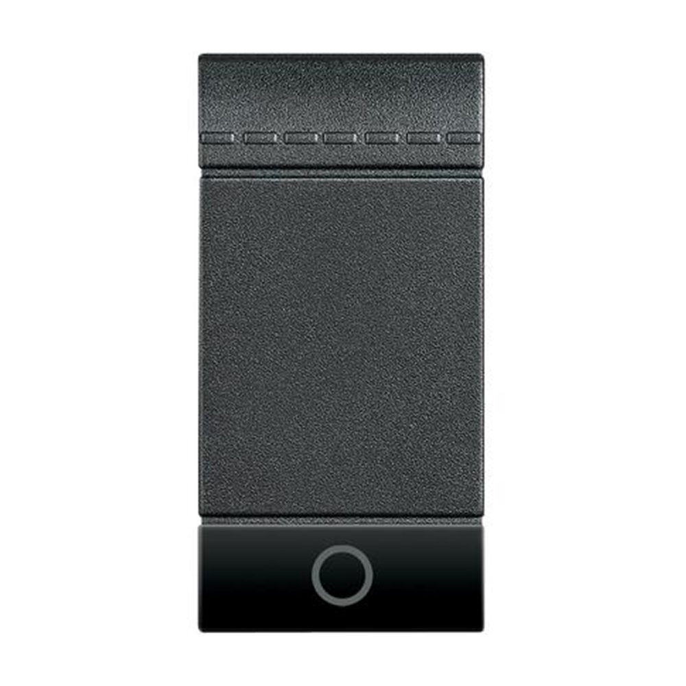 Copritasto illuminabile a 1 modulo con simbolo luce Antracite - BTICINO LEGRAND L4915AN