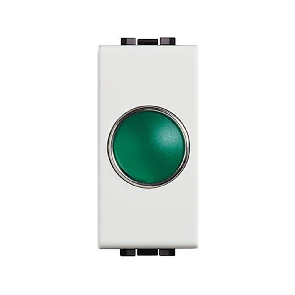 Portalampada con Spia Verde Living Light - BTICINO LEGRAND N4371V