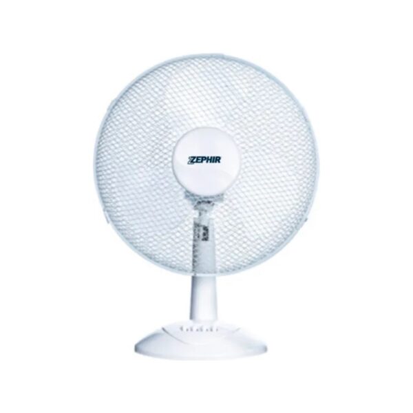 Ventilatore da Tavolo a Pale Diametro 30 cm Oscillante 3 velocità colore Bianco - NNN PBI30