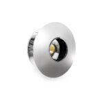 Mini faretto LED da incasso 30° 1W - 350mA 6400K - LAMPO SNC TC02M/BI/BF