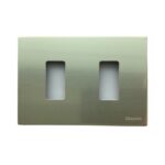 Placca 2 Posti Anodizzata C/viti in Ottone - SEM 2002