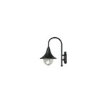 Lanterna Da Parete Lampara Nero E27 IP33 Elena - POLIPLAST 400408N