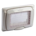 Placca di Protezione 3 Posti IP55 Grigia - MAS 43503