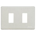 Placca 2 Posti Magic Oxidal - BTICINO LEGRAND 503/2/X