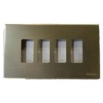 Placca Resina 4 Posti Oxidal - BTICINO LEGRAND 504/14X