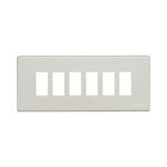 Placca 6 Posti per scatola rettangolare Magic Oxidal - BTICINO LEGRAND 506L/6/X