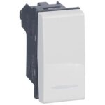 pulsante ad un polo di colore bianco no - LEG 687005