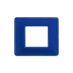 Placca 2 Posti Matix Colors Cobalto - BTICINO LEGRAND AM4802CBU