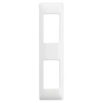 Placca 2 Posti Matix per Profilati Bianco - BTICINO LEGRAND AM4811/2BN