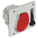 Presa Interbloccata Supercompatta IP44 3P+N 400V - BTICINO LEGRAND CBE416/43