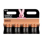 Pile Batterie Simply Alcalina Stilo 8 Pezzi Mn 1500 - DURACELL DU032