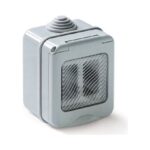 Scatola di Derivazione da parete 2 Posti IP55 - ELETTROCANALI SERIE CIVILI EC310A2