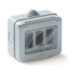 Scatola di Derivazione da parete 3 Posti IP55 - ELETTROCANALI SERIE CIVILI EC310A3