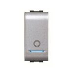 Pulsante Unipolare Living Life luminoso 16A 1P - ELETTROCANALI SERIE CIVILI ECL4018TEC